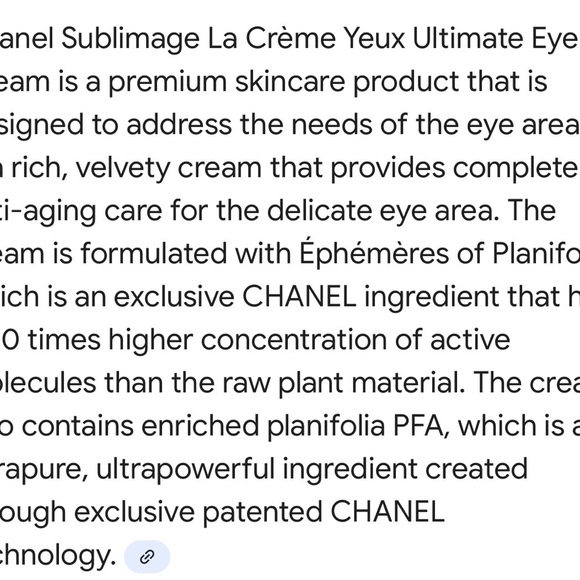 Chanel Sublimage Eye Cream in Gold Packaging - Picture 4 of 4
